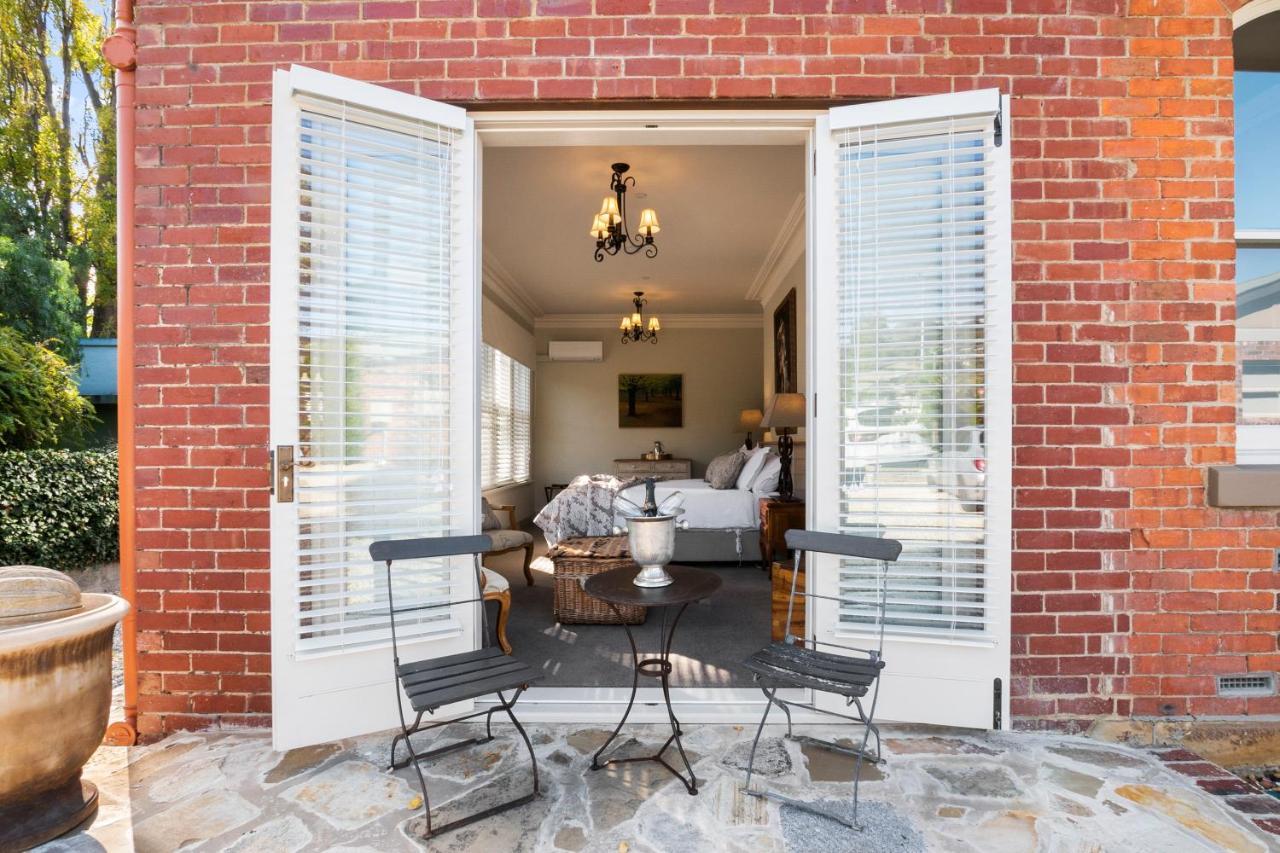 The Rivulet Bed & Breakfast Sandy Bay Exterior photo A set of French doors open to a patio